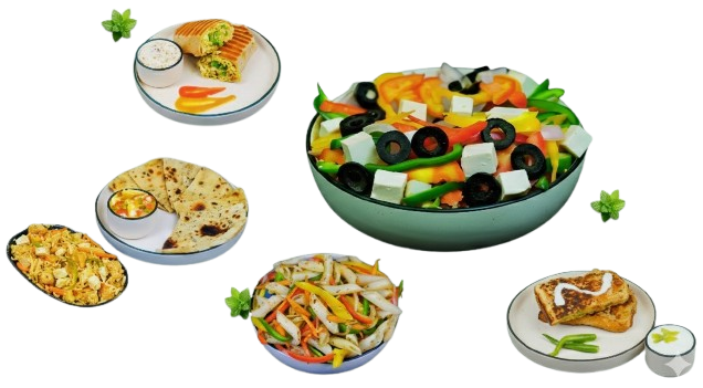 Healthy meal served in bowl