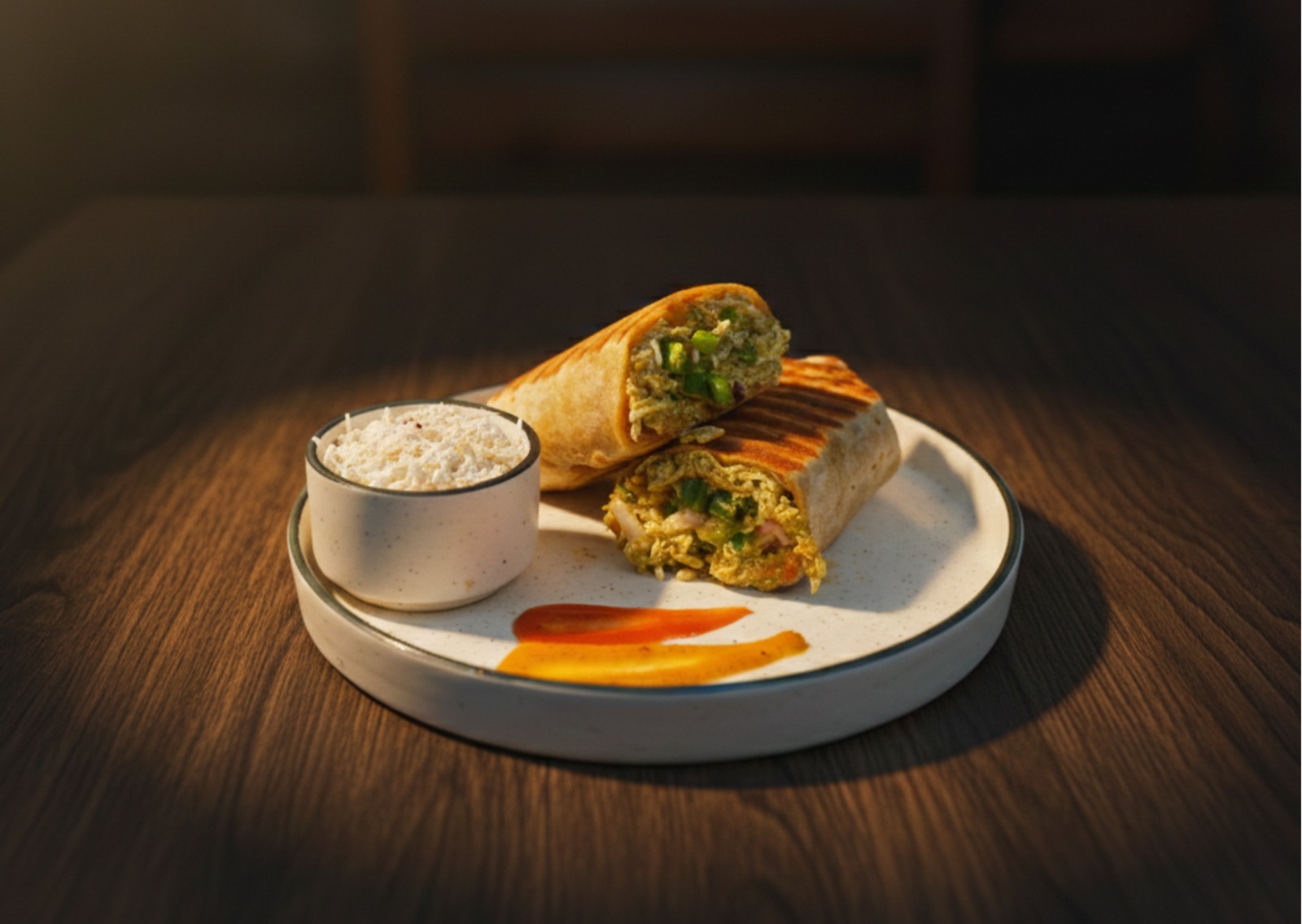 Bombay Bhurji wrap